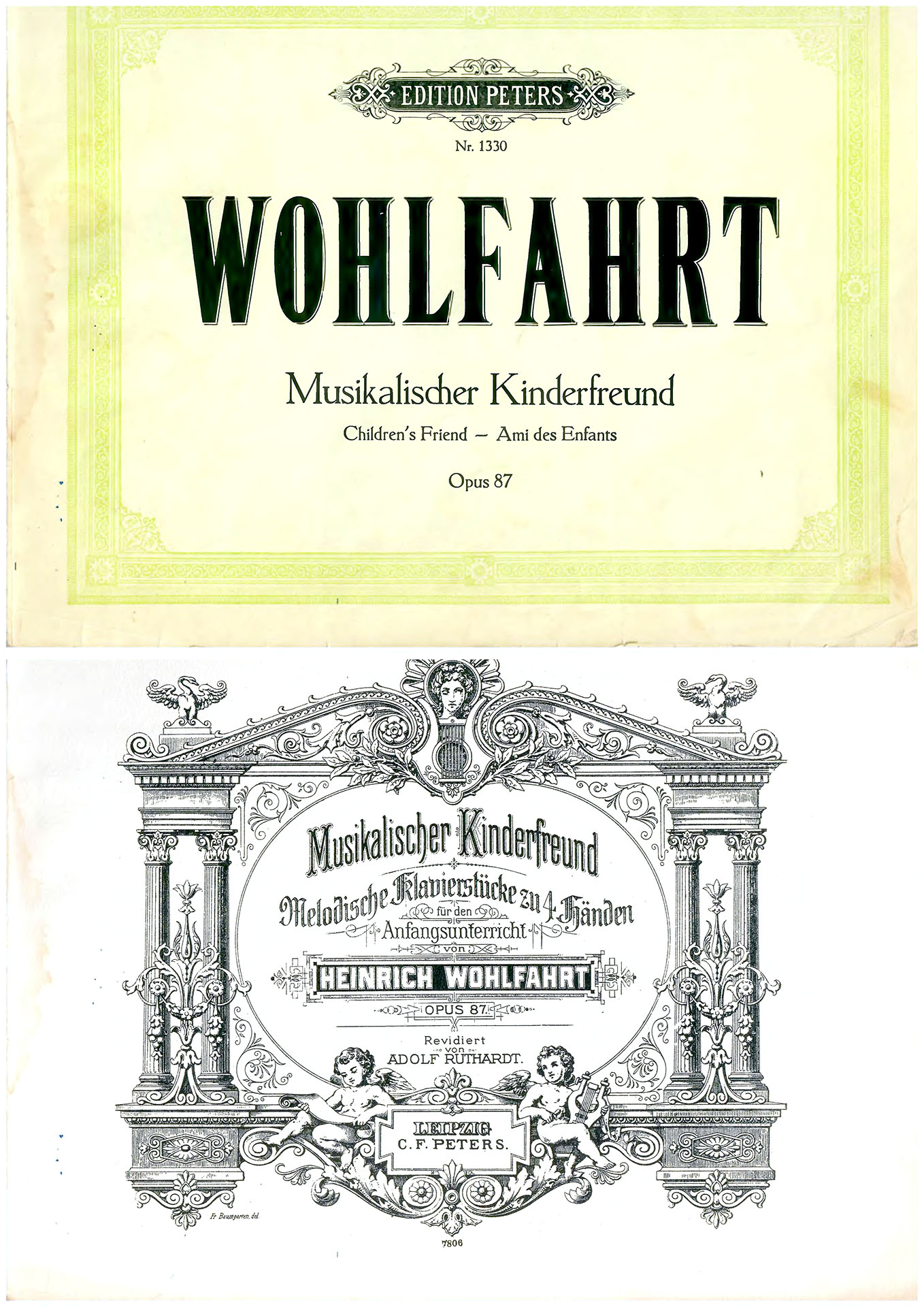 WOHLFAHRT - Musikalischer Kinderfreund - Opus 87